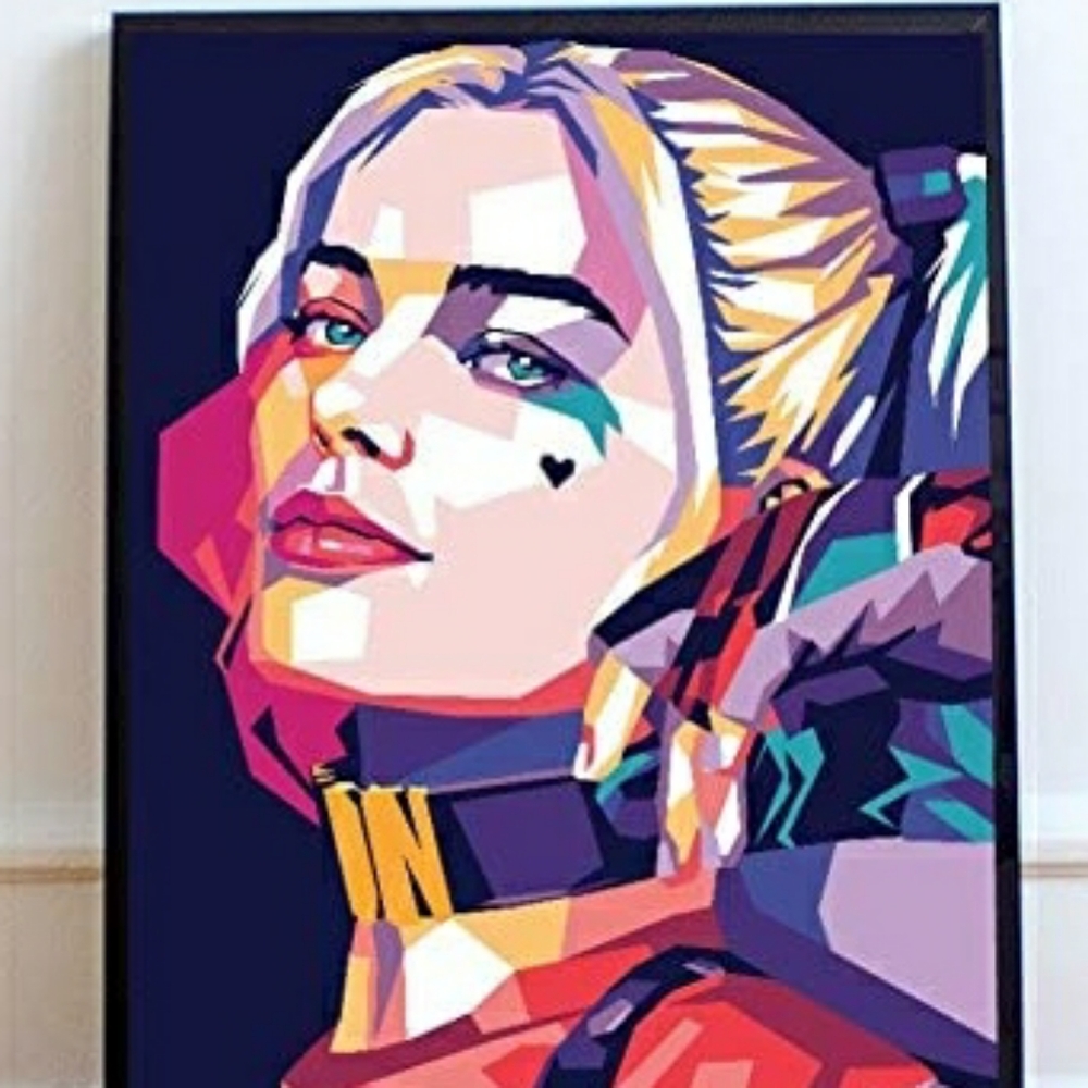 2 Harley Quinn Suicide Squad paintings